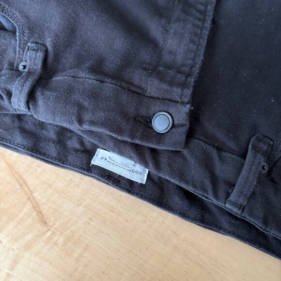 Good American Good Classic Black Jeans Crossover Waist.for nice fit Size 14/ 32 - Picture 6 of 10